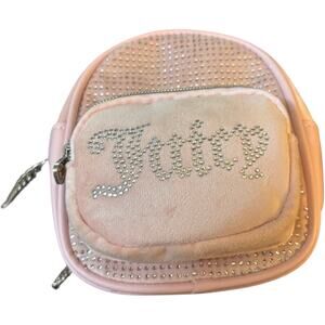 Juicy Couture Kids Velour & Sparkle Backpack Purse, NWT